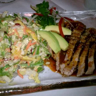 Yellowfin tuna steak