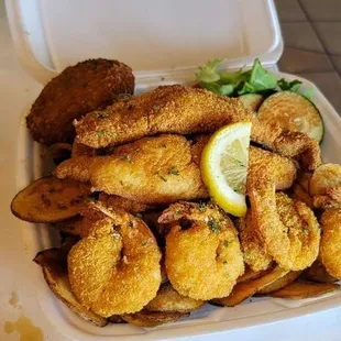 Seafood platter