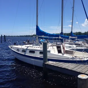 Perfect place to dock your sailboat.
