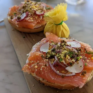 Smoked Salmon &amp; Bagel
