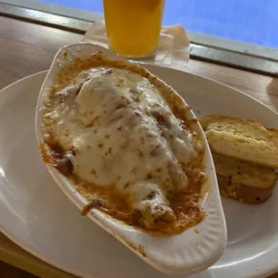 Stuffed banana peppers with sweet Italian sausage