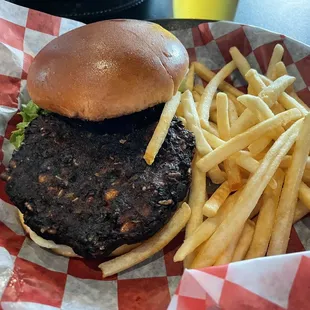 Black bean burger