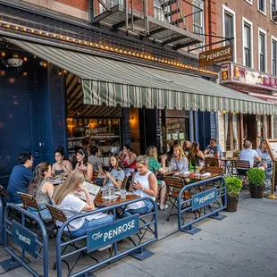 Sidewalk cafe at The Penrose