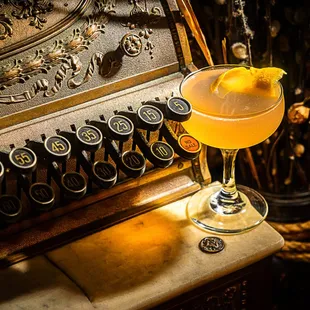 Darjeeling Fields: Vodka, Shochu, Strawberry, Darjeeling Tea, St. Germain, Lemon