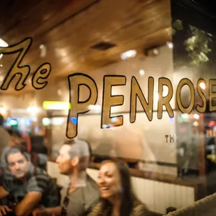 Looking through the front window