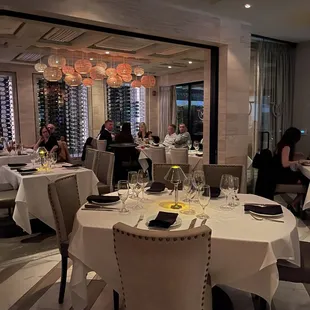 Our group dinner table (party of 5) at the Penthouse