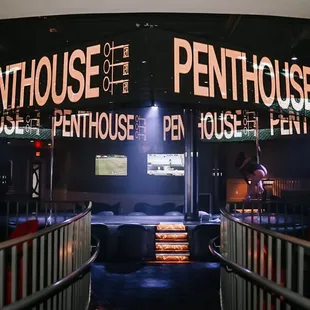 the entrance to the penthouse