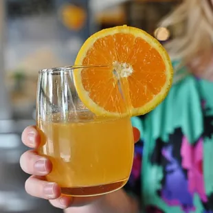 mimosas with fresh squeezed oj