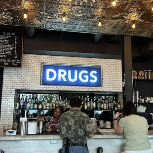 Bar area