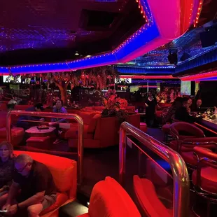 Inside the lounge. 21 and up only. Super cool.