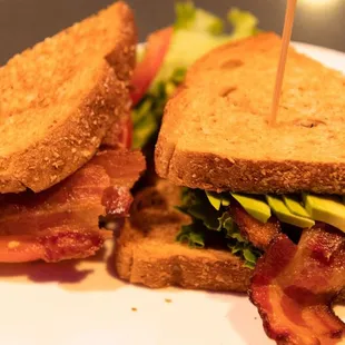 BLT with avocado