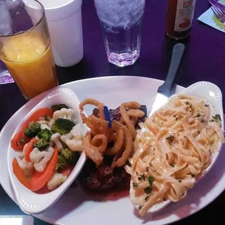 New York Steak And Fettuccine