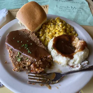 Meatloaf plate