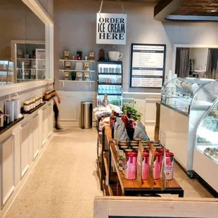 View from counter.