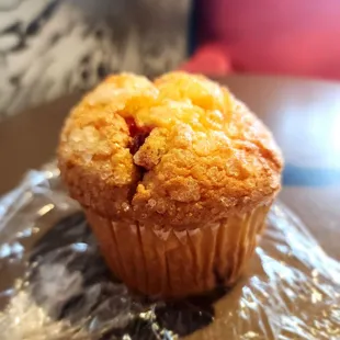 Orange cranberry muffin
