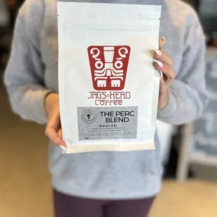 Retail coffee beans.