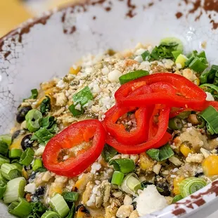 Elote appetizer...  It's cornographic