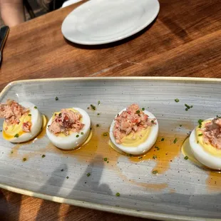 Lobster Deviled Eggs