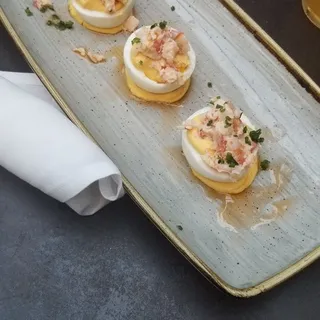 Lobster Deviled Eggs