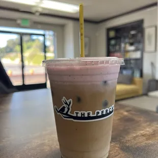 Earl Grey Latte with Lavender Sea Cream Foam