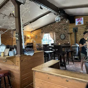 Cozy and comfortable upstairs bar