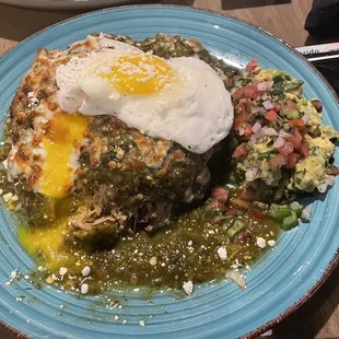 a plate of food on a table