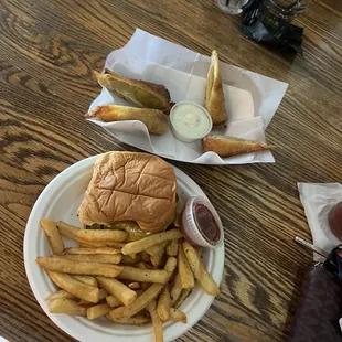 Come and Take It Burger and Fried Pickles