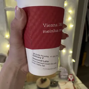 Clearly stated an iced drink but it arrived hot.