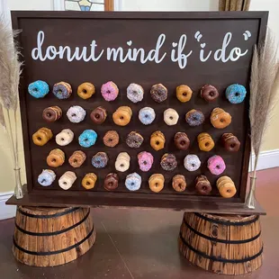 Donut wall with the perfect donuts!