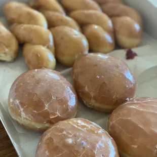 Twists and Lemon, Raspberry and custard filled.