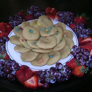 Fruit and Cookies