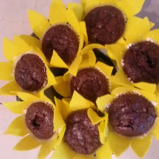 Brownie Sunflowers