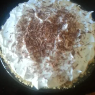 Banana Cream Nutella Pie