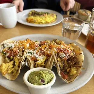 Barbacoa breakfast tacos