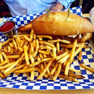 Crispy Walleye Sandwich