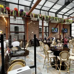 Rooftop bar. Safely distanced!