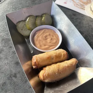Cheeseburger Spring Rolls
