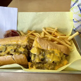 Cheesesteak Works Sandwich Combo Meal