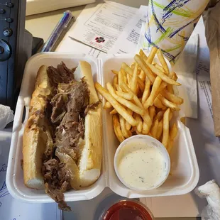 Today's lunch. So good. Try the ranch.