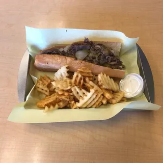 2. Cheesesteak Works Sandwich Combo Meal