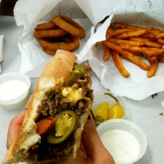 5. Cheesesteak Plus Sandwich Combo Meal