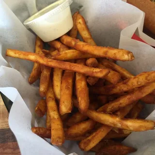 Seasoned Fries with Ranch Dressing