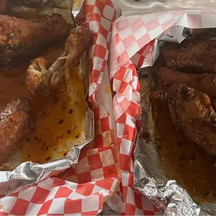 Hot honey and Honey Jerk wings. When I tell you these are the best wings with different flavors from Wingstop.