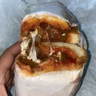 Meatball hero w/mushrooms