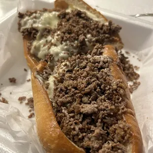 philly cheesesteak with provolone