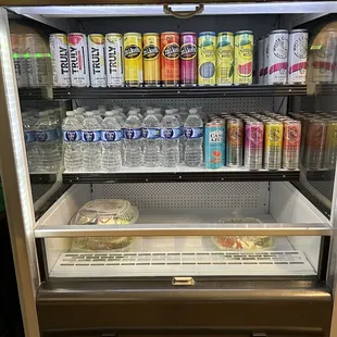 beverage selection &amp; salads