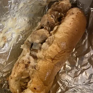 Chicken cheesesteak