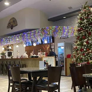Front bar - Christmas time