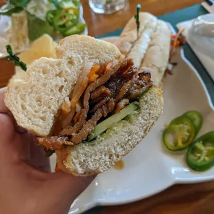 Pork Bahn Mi Sandwich