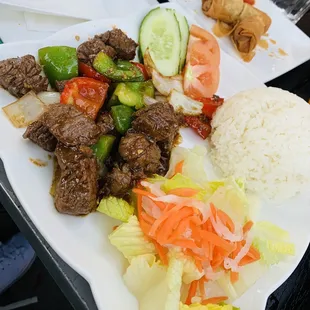 Shaking Beef Plate
